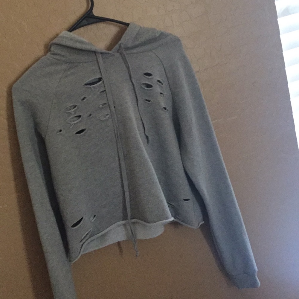 Grey hoodie
